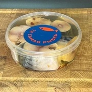 СКУМБРИЯ КУСОК В МАСЛЕ С ЧЕСНОКОМ 500гр.