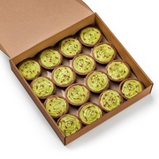 Тарталетка мини фисташковая с малиной (60гр. ×16 шт.)