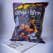 Чипсы "Bruto" КОРОЛЬ и ШУТ классика грибы, 100 г