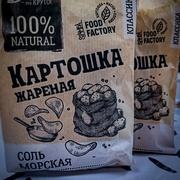 Чипсы Картошка жареная с солью, ТМ "Bruto" КРАФТ, 60 г