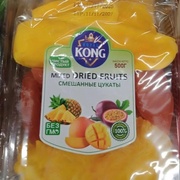Ассорти фруктов сушеных(ананас, манго, маракуйя), уп. 0,5 кг