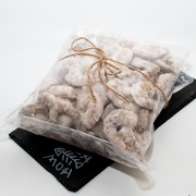 Тигровая креветка ЗЕЛЕНАЯ очищенная с хвостом, размер 31/40, СУХОЙ ЗАМОРОЗКИ