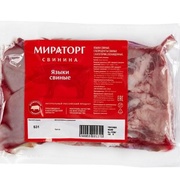 Языки свиные Мираторг, охлажденный в вакууме