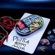 Шпроты в масле 175 гр, За Родину