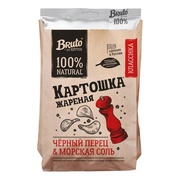 Чипсы Картошка жареная с перцем и солью, ТМ "Bruto" КРАФТ, 120 г