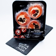 Рулет из форели с творожным сыром и черносливом, 450 грамм