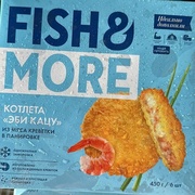 Котлета ЭБИ КАЦУ из мяса креветок в панировке
