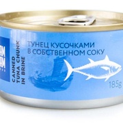 Тунец Fam Bam , Тайланд, кусочками в собственном соку, 185 гр