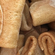 Блинчики с абрикосом и персиком