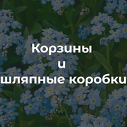4 Композиции в шляпных коробках