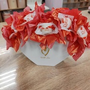 Сердечко из конфет Raffaello