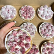 ТАРТАЛЕТКИ С МАЛИНОЙ