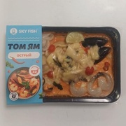 Суп Том Ям от Sky Fish, острый с морепродуктами