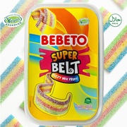 Мармелад Bebeto Ленточки фруктовый микс, уп. 400 гр