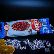 Мороженое Семейное с ароматом карамели, вареным сгущеным молоком, в шоколадной глазури с миндалем