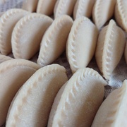 Вареники с картофелем и жареным луком (заморозка)