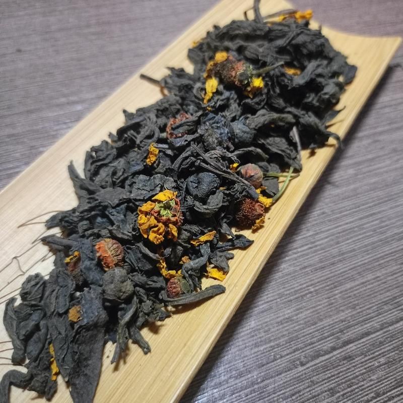 Шу Пуэр с Тибетской ромашкой Медовый Аромат 