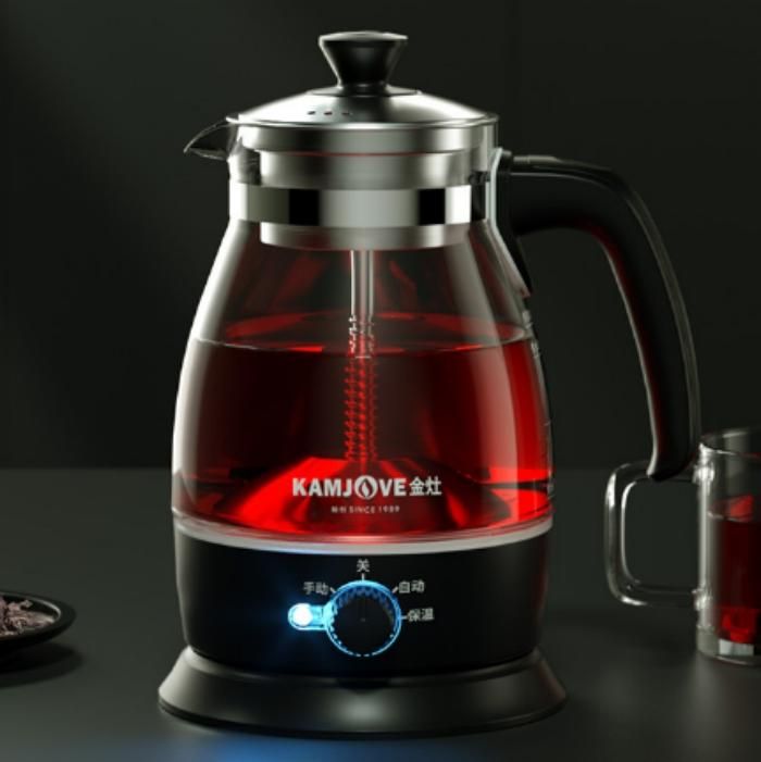 Чайник электр Kamjove для варки капельным способом стекло А-52 1000 мл 
