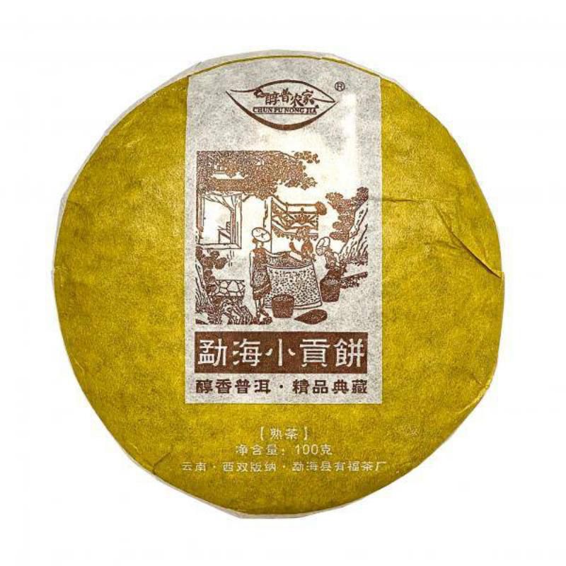 Шу Пуэр Менхайский Пломбир фаб. Донхай 100 гр 