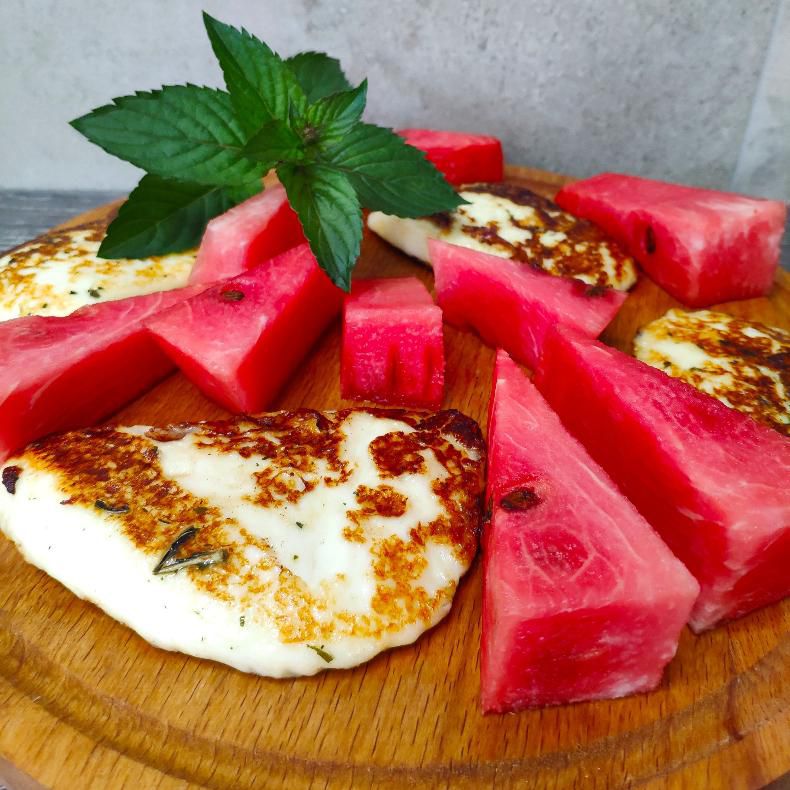 Сыр Халлуми для жарки "Мята/морская соль" 