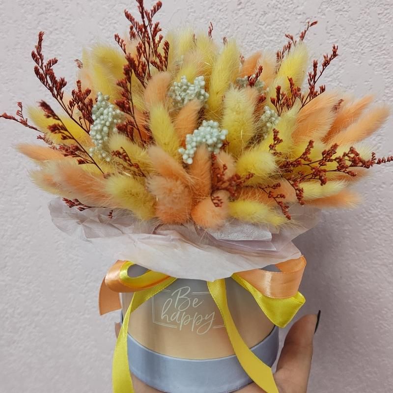 Композиция в шляпной коробочке 