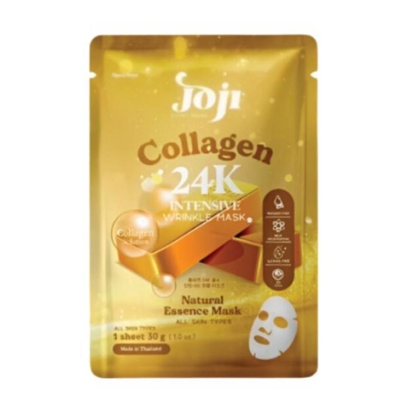 Тканевая маска антивозрастная "Золото и Коллаген" Joji 
