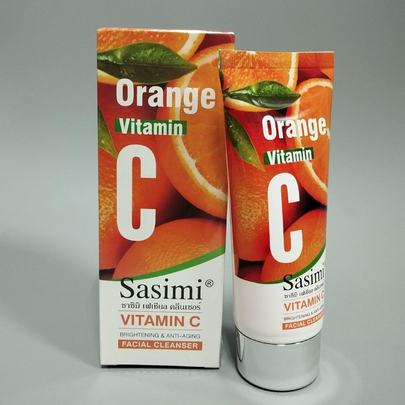 Пенка для умывания с витамином С Sasimi Tanako 