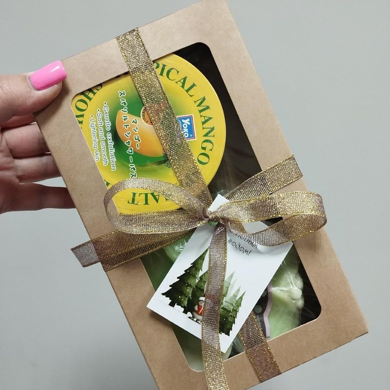 Подарочный набор "Скраб для тела Манго + Фигурное мыло" 