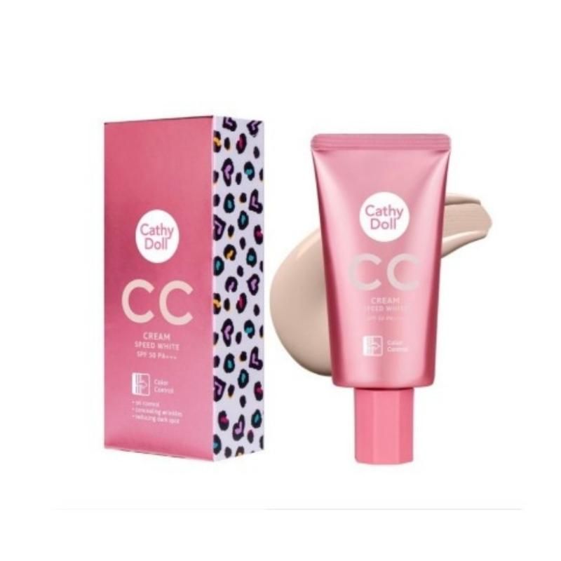 СС крем для лица с SPF 50 PA+++ Медиум Беж #3 (средне-бежевый) Cathy doll 