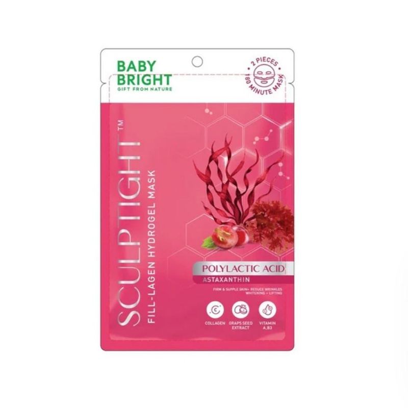 Раздельная гидрогелевая маска с астаксантином для упругости, сияния и молодости кожи

Baby Bright 