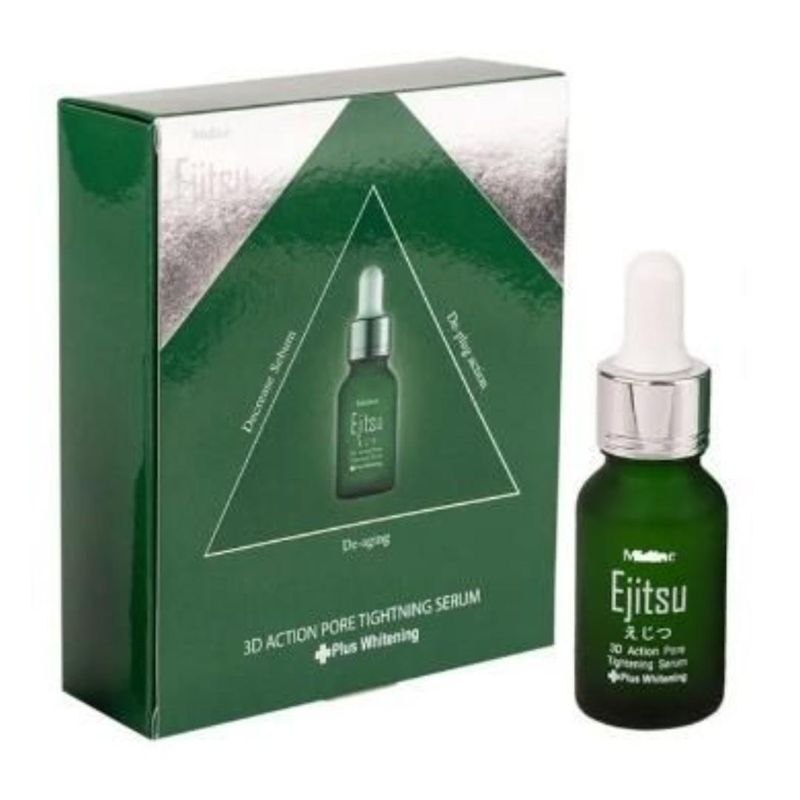 Сыворотка для сужения пор с осветляющим действием Ejitsu 3D Mistine 