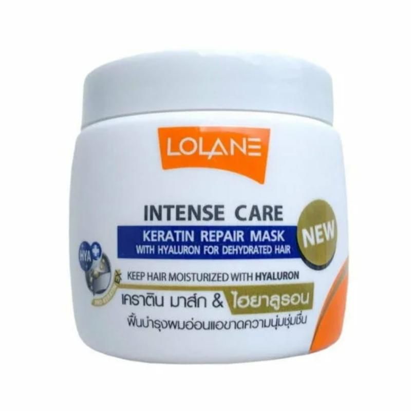 Маска кератиновая для обезвоженных волос с Гиалуроновой кислотой Lolane Natura 