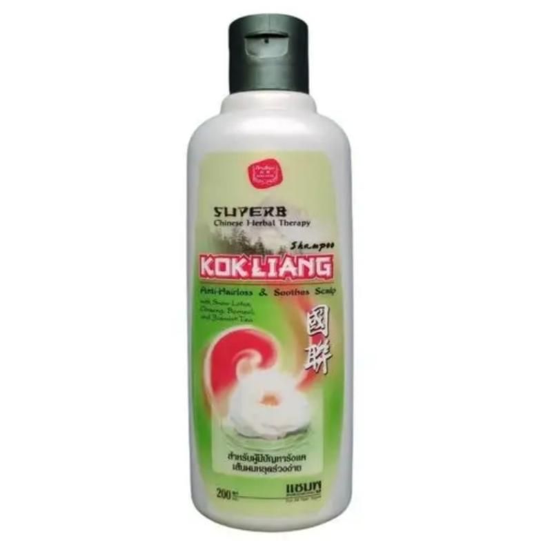 Бессульфатный травяной шампунь от выпадения для светлых волос Kokliang 