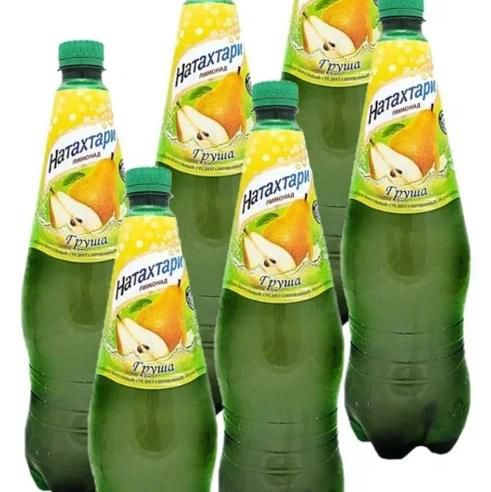 Лимонад Груша, пластик, 1л бутылки 