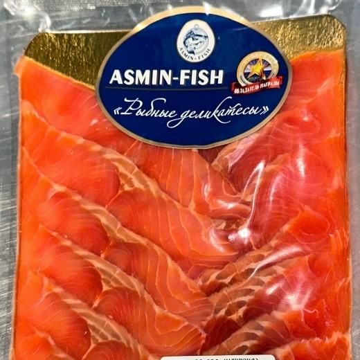 Нарезка Семги, 300 гр , Asmin-fish 