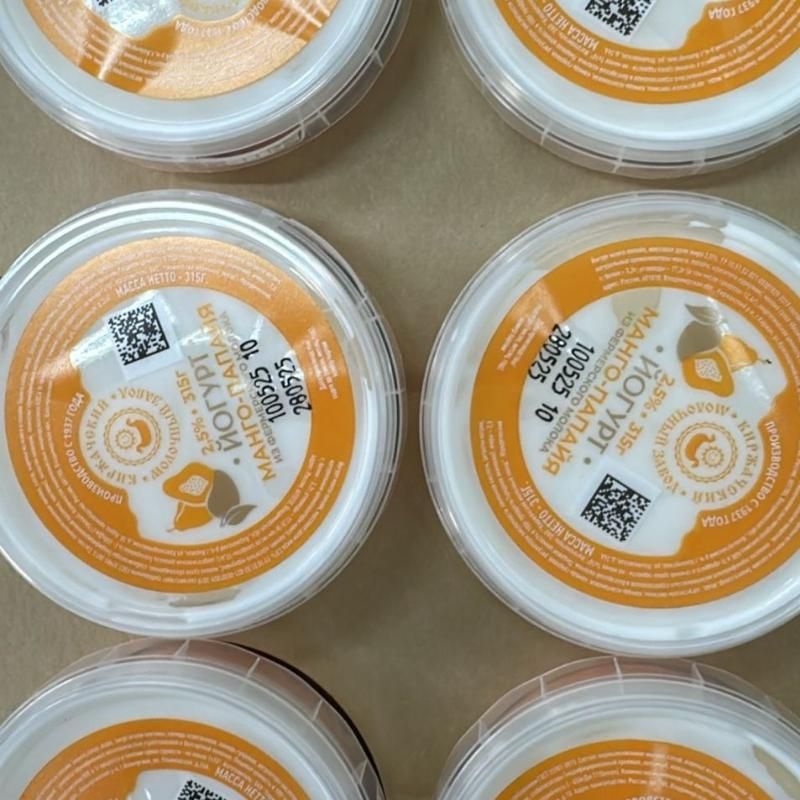 Йогурт Киржач МАНГО-ПАПАЙЯ 2,5% 315 ГР 