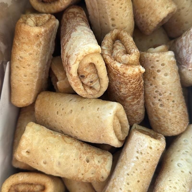 Блины с шоколадом и бананом 