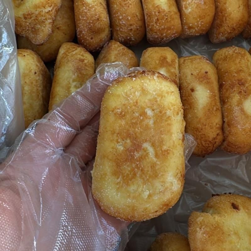 Крокетоны картофельные с ветчиной и грибами 
