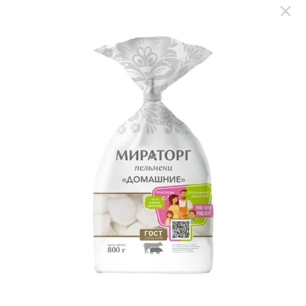 ПЕЛЬМЕНИ ДОМАШНИЕ МИРАТОРГ 