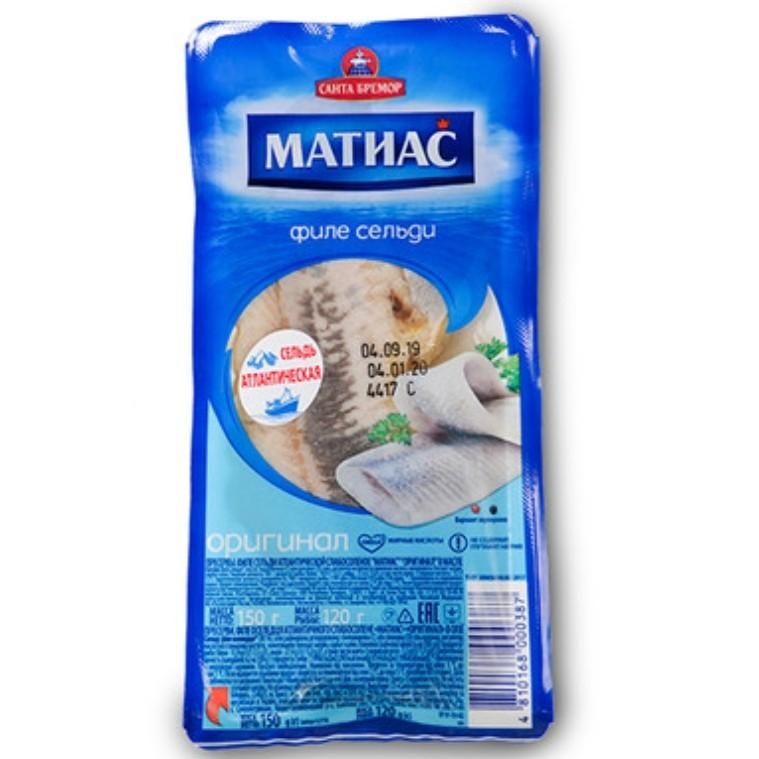 ФИЛЕ СЕЛЬДИ МАТИАС 150ГР 
