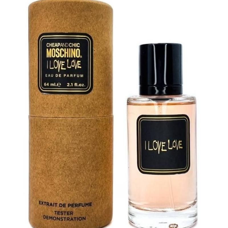 Тестер 64 мл Moschino "Cheap & Chic I Love Love" (Туба) 