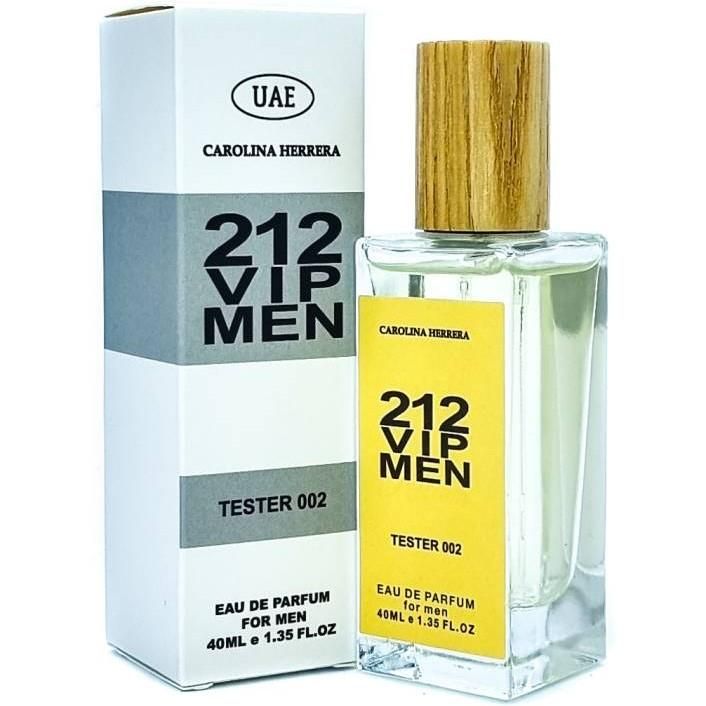 Тестер 40 мл UAE № 002 Carolina Herrera 212 VIP Men 