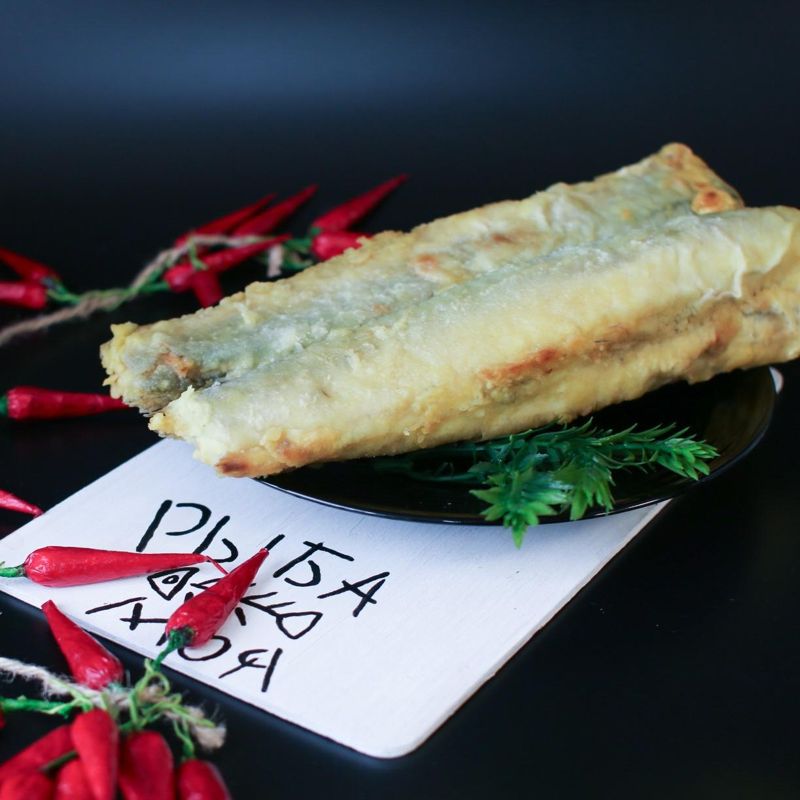 Хек жареный 