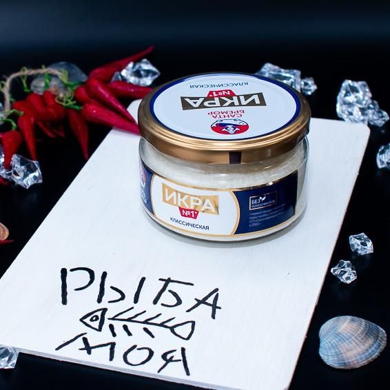 Икра мойвы классическая Санта Бремор 180 г 