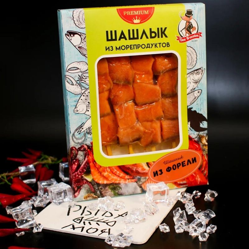 Шашлык из форели, 300 гр 