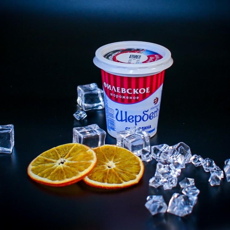 Мороженое филевское щербет смородина 