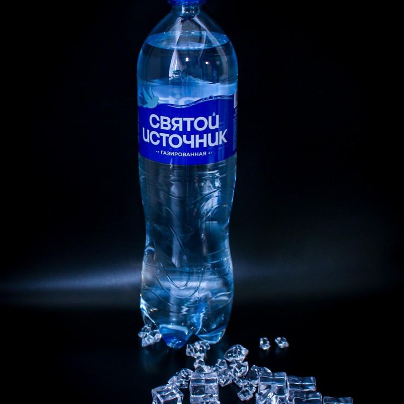 Вода Святой источник газированная, 1,5 л 