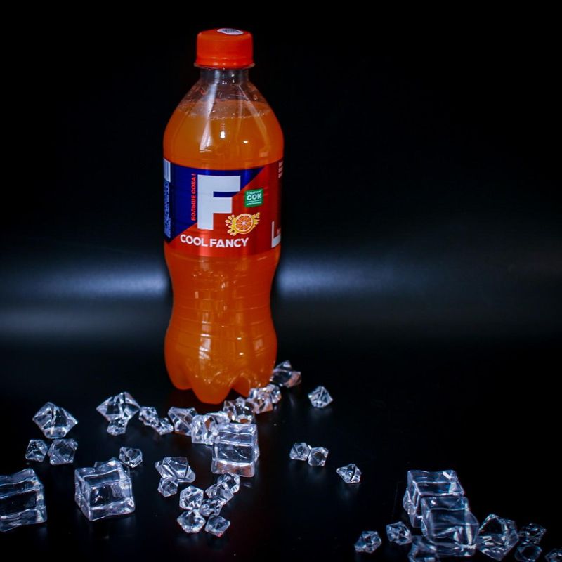 Фэнси апельсиновая газированная 1 л 