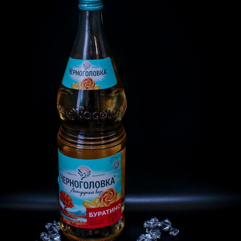 Вода Черноголовка Буратино, стекло, 1 л 