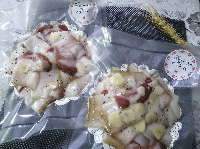 Тортик из сала 